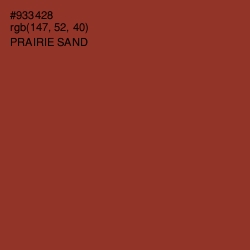 #933428 - Prairie Sand Color Image