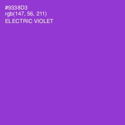 #9338D3 - Electric Violet Color Image