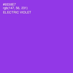 #9338E7 - Electric Violet Color Image