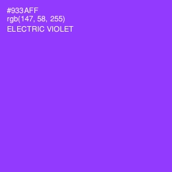 #933AFF - Electric Violet Color Image