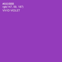 #933BBB - Vivid Violet Color Image