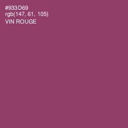 #933D69 - Vin Rouge Color Image