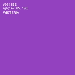 #9341BE - Wisteria Color Image