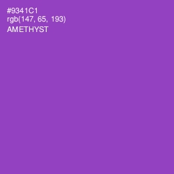 #9341C1 - Amethyst Color Image