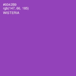 #9342B9 - Wisteria Color Image