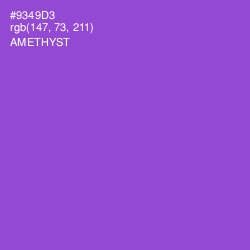 #9349D3 - Amethyst Color Image