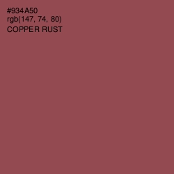 #934A50 - Copper Rust Color Image