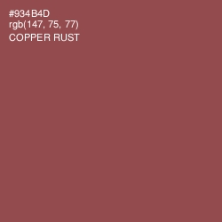 #934B4D - Copper Rust Color Image