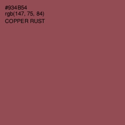 #934B54 - Copper Rust Color Image