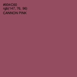 #934C60 - Cannon Pink Color Image