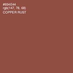 #934E44 - Copper Rust Color Image