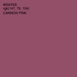 #934F68 - Cannon Pink Color Image