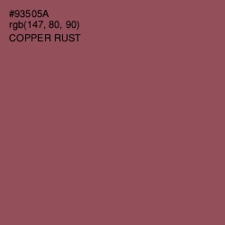 #93505A - Copper Rust Color Image