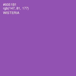 #9351B1 - Wisteria Color Image