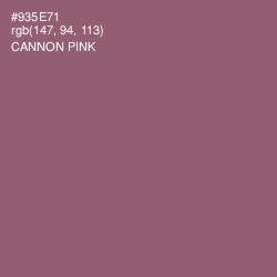 #935E71 - Cannon Pink Color Image