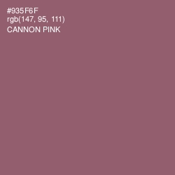 #935F6F - Cannon Pink Color Image