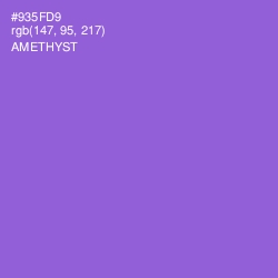 #935FD9 - Amethyst Color Image