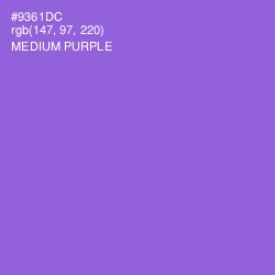 #9361DC - Medium Purple Color Image