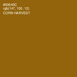 #93640C - Corn Harvest Color Image