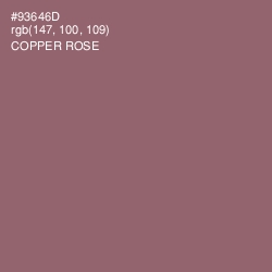 #93646D - Copper Rose Color Image