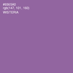 #9365A0 - Wisteria Color Image