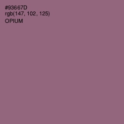 #93667D - Opium Color Image