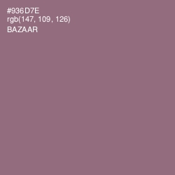 #936D7E - Bazaar Color Image