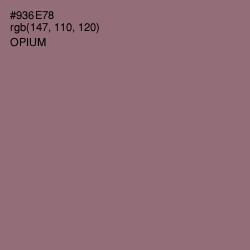 #936E78 - Opium Color Image