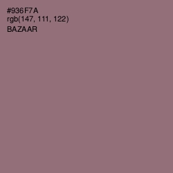 #936F7A - Bazaar Color Image