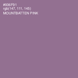#936F91 - Mountbatten Pink Color Image