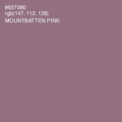 #937080 - Mountbatten Pink Color Image