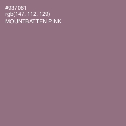 #937081 - Mountbatten Pink Color Image