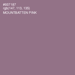 #937187 - Mountbatten Pink Color Image