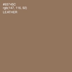 #93745C - Leather Color Image