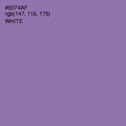 #9374AF - Wisteria Color Image