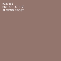 #93756E - Almond Frost Color Image