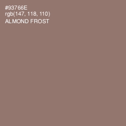 #93766E - Almond Frost Color Image