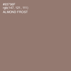 #93796F - Almond Frost Color Image