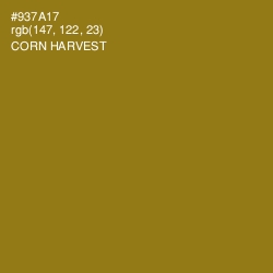 #937A17 - Corn Harvest Color Image