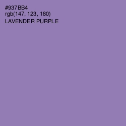 #937BB4 - Lavender Purple Color Image