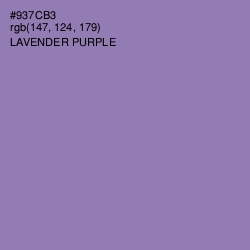 #937CB3 - Lavender Purple Color Image