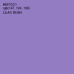 #937CC1 - Lilac Bush Color Image