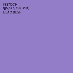 #937DC9 - Lilac Bush Color Image