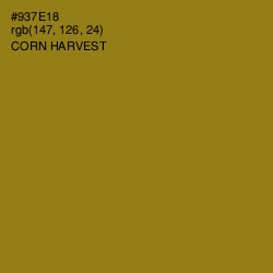 #937E18 - Corn Harvest Color Image