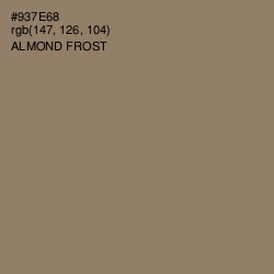 #937E68 - Almond Frost Color Image