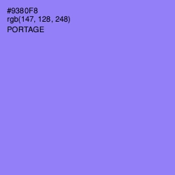 #9380F8 - Portage Color Image