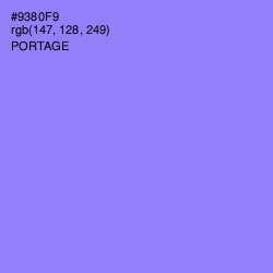 #9380F9 - Portage Color Image
