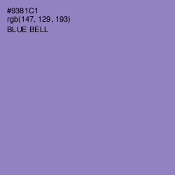 #9381C1 - Blue Bell Color Image