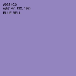 #9384C0 - Blue Bell Color Image