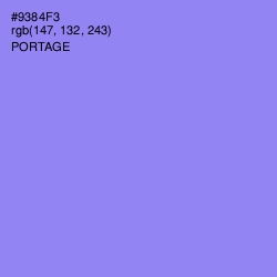 #9384F3 - Portage Color Image